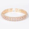 Cubic Zirconia Bracelet – Polished Sparkle Accent