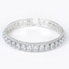 Cubic Zirconia Bracelet – Polished Sparkle Accent