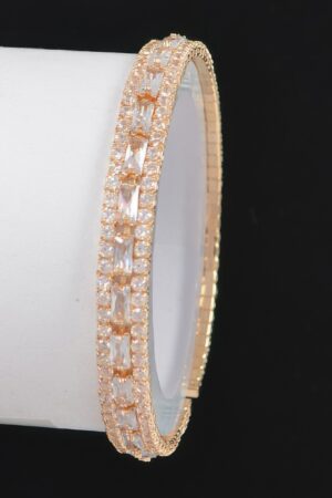 Petite Cubic Zirconia Bracelet – Slim Stackable