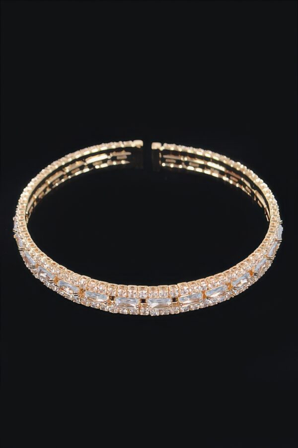 Petite Cubic Zirconia Bracelet – Slim Stackable