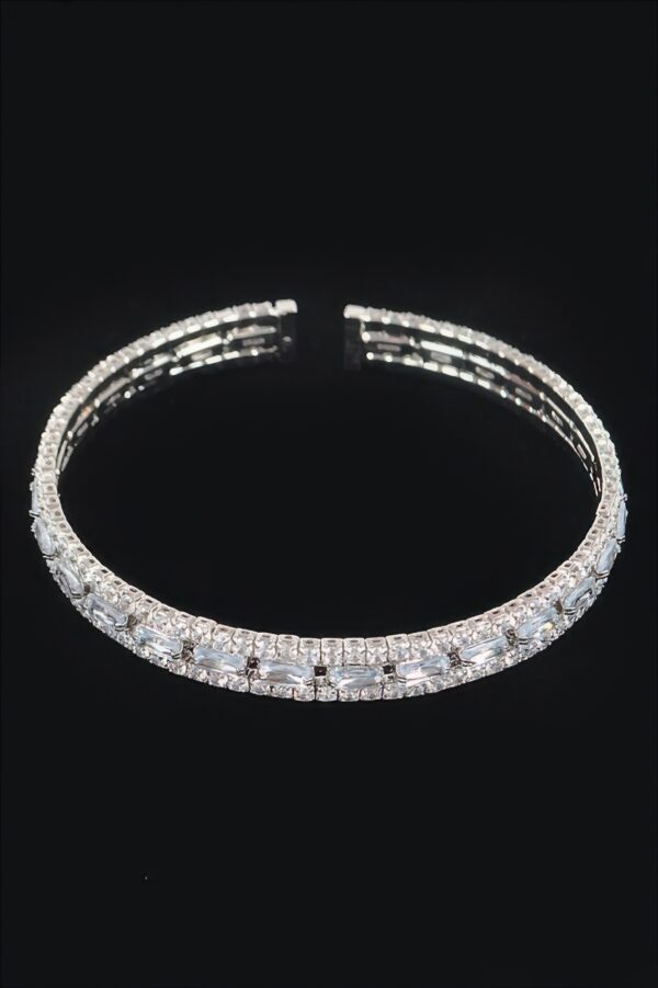 Petite Cubic Zirconia Bracelet – Slim Stackable