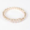 Cubic Zirconia Slim Stackable Bracelet – Petite 2.25 inch