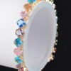Cubic Zirconia Slim Stackable Bracelet – Petite 2.25 inch