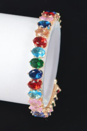 Cubic Zirconia Bracelet – Slim Stackable