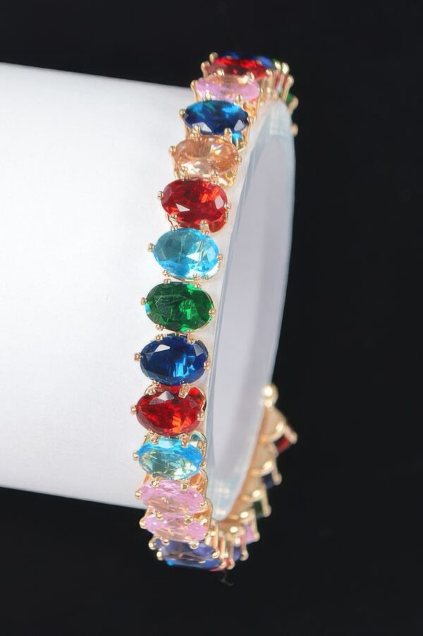 Cubic Zirconia Bracelet – Slim Stackable