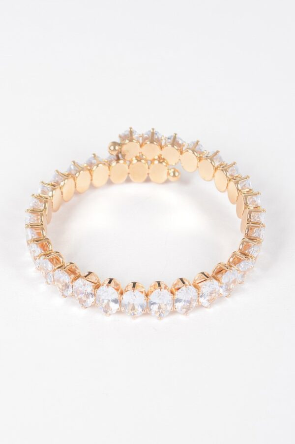 Cubic Zirconia Bracelet – Slim Stackable
