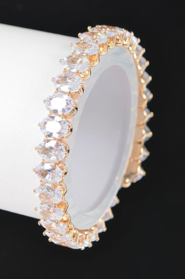 Cubic Zirconia Bracelet – Slim Stackable