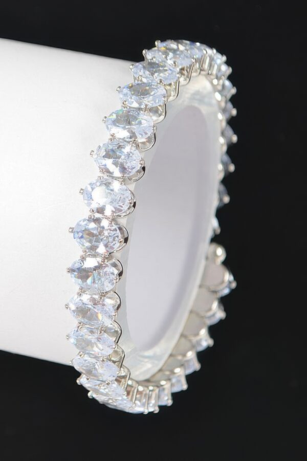 Cubic Zirconia Bracelet – Slim Stackable