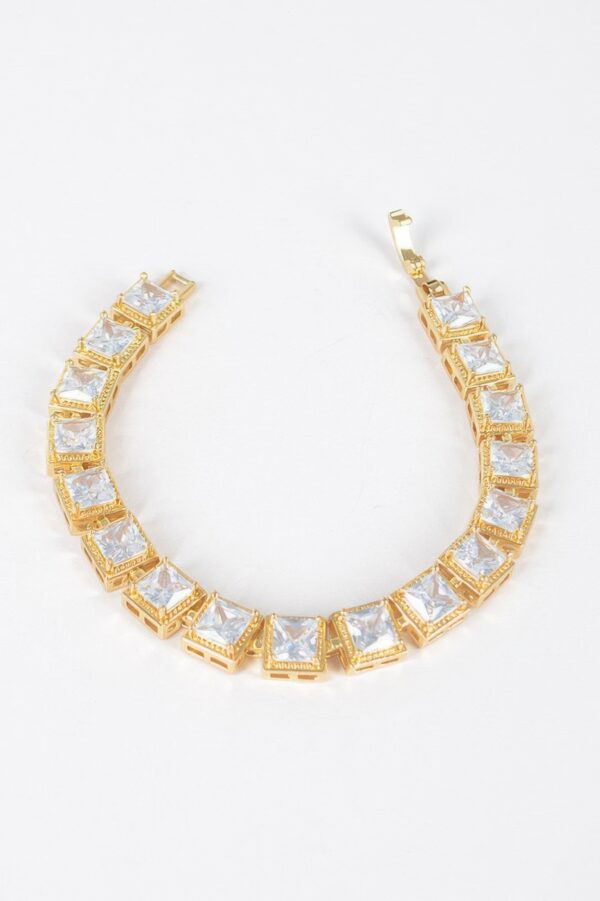 Slender Cubic Zirconia Bracelet – 6.5 in Sparkle