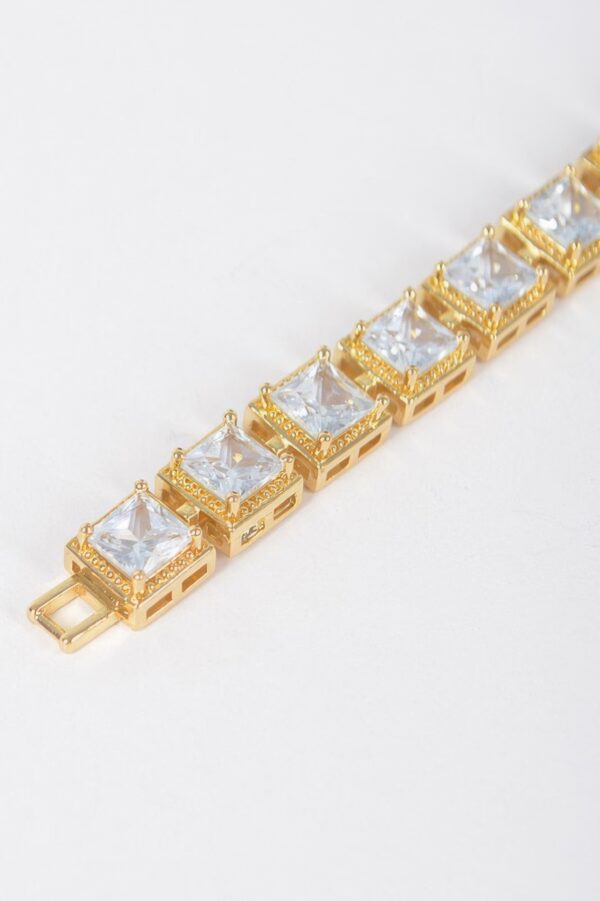 Slender Cubic Zirconia Bracelet – 6.5 in Sparkle