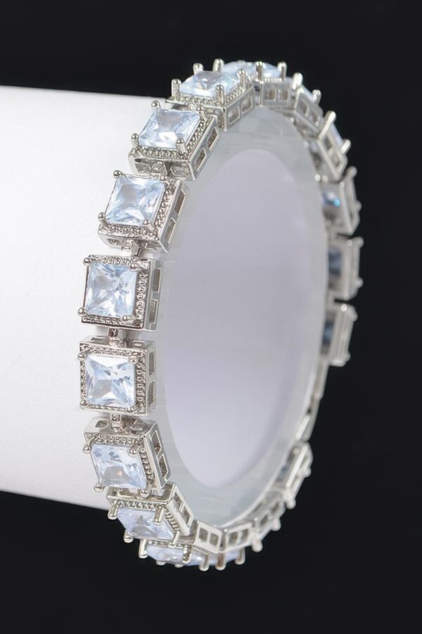 Slender Cubic Zirconia Bracelet – 6.5 in Sparkle