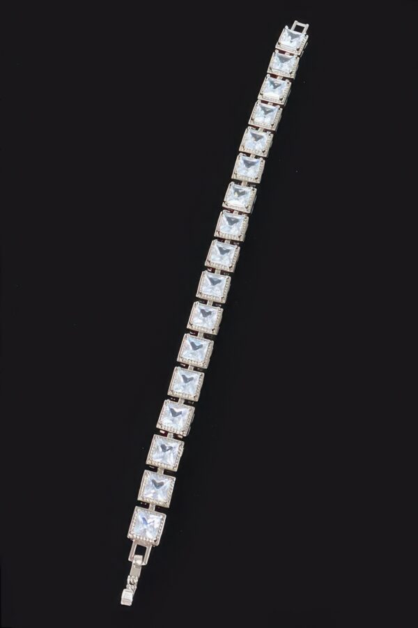 Slender Cubic Zirconia Bracelet – 6.5 in Sparkle