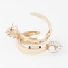 Shiny Pearl Hoop Earrings – Polished Hoop Design