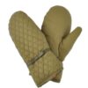 Puffer Quilted Mittens – Padded Polyester Cold-Weather Mittens