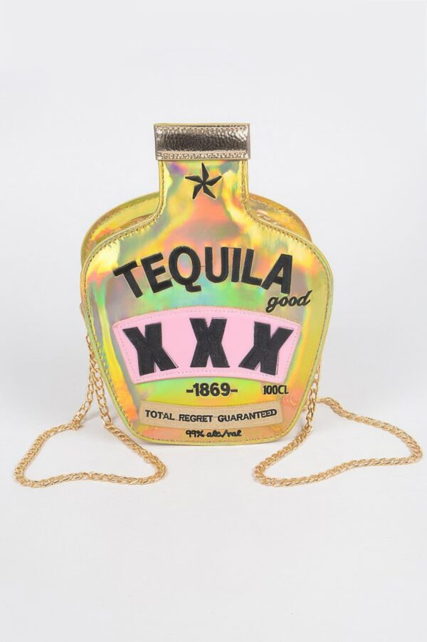 Tequila Clutch – Structured Polyurethane Evening Bag