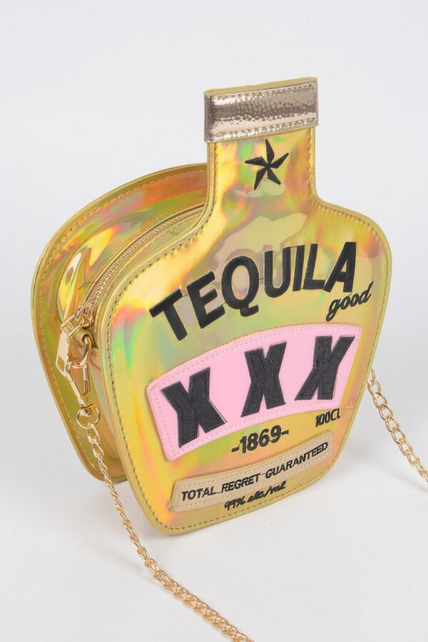 Tequila Clutch – Structured Polyurethane Evening Bag
