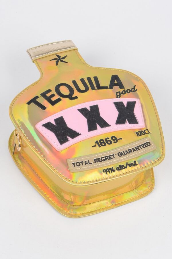 Tequila Clutch – Structured Polyurethane Evening Bag