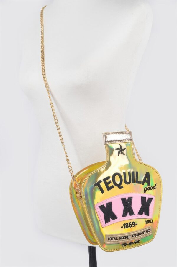 Tequila Clutch – Structured Polyurethane Evening Bag