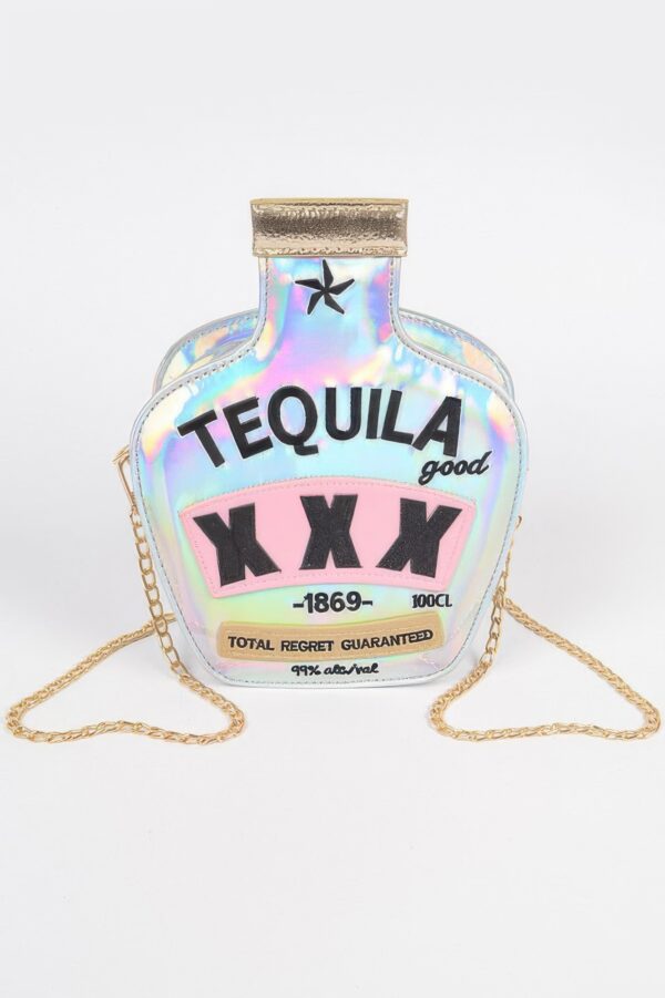Tequila Clutch – Structured Polyurethane Evening Bag