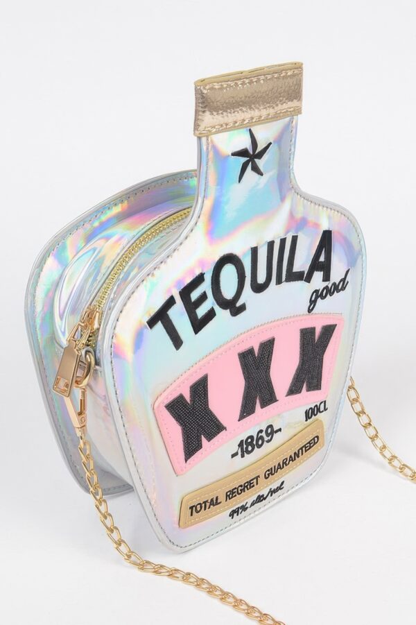 Tequila Clutch – Structured Polyurethane Evening Bag