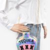 Tequila Clutch – Structured Polyurethane Evening Bag