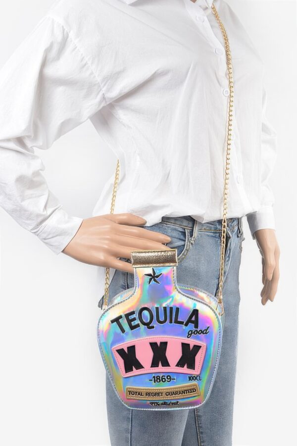 Tequila Clutch – Structured Polyurethane Evening Bag