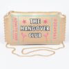 Hangover Club Clutch – Polyurethane Zip Clutch with Bold Print