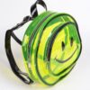 Clear Smiley Backpack – PU See-Through 11 x 11 x 3