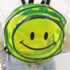 Clear Smiley Backpack – PU See-Through 11 x 11 x 3