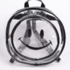 Clear Smiley Backpack – PU See-Through 11 x 11 x 3