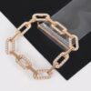 Transparent PVC Waist Belt with Polished Hardware