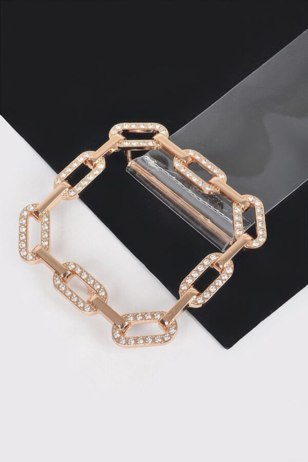 Transparent PVC Waist Belt with Polished Hardware