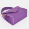 Structured Satin Top-Handle Flap Crossbody Bag