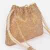 Stone-Covered Mini Bag – Slim Sparkle Clutch