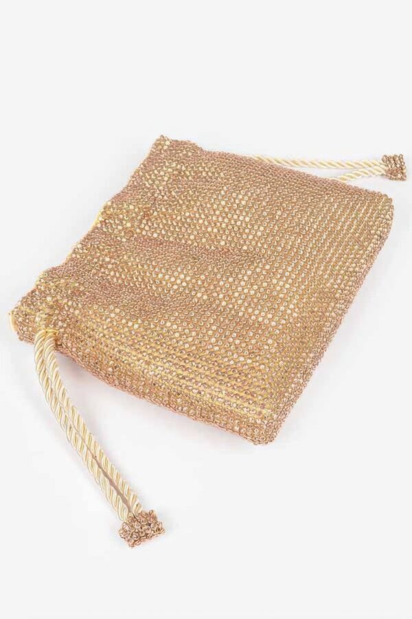 Stone-Covered Mini Bag – Slim Sparkle Clutch