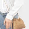 Stone-Covered Mini Bag – Slim Sparkle Clutch
