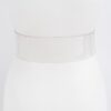 Clear PVC Plus-Size Waist Belt with Sleek Buckle