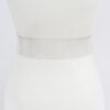 Plus-Size Beaded Square PVC Belt – 2″ Wide