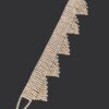 Rhinestone Drop Choker Necklace – Cascading Strands