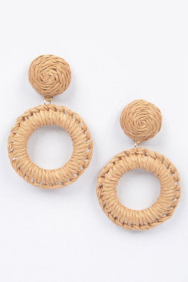 Handmade O-Ring Earrings – Sculptural Oversized Ring