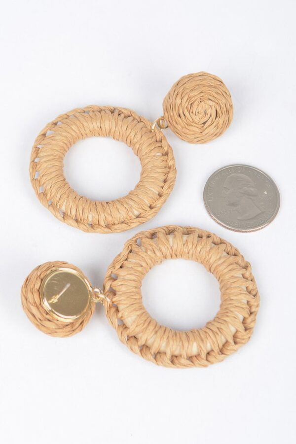 Handmade O-Ring Earrings – Sculptural Oversized Ring