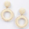 Handmade O-Ring Earrings – Sculptural Oversized Ring