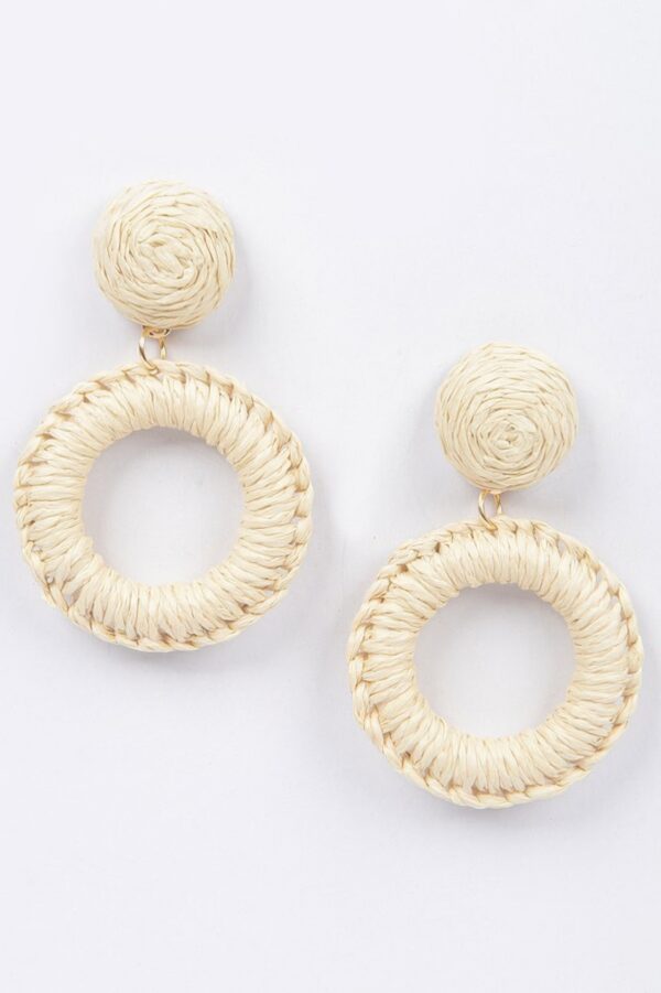 Handmade O-Ring Earrings – Sculptural Oversized Ring