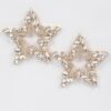Rhinestone Star Earrings – Dimensional Sparkle
