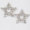 Rhinestone Star Earrings – Dimensional Sparkle