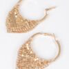 Linked Metal Drop Earrings – Polished Elongated Silhouette