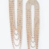 Layered Rhinestone Drop Earrings – Multi-Tier Sparkle