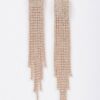 Rhinestone Earrings – Vertical Drop Design