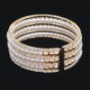 Pearl and Stone Wire Bracelet – Wire-Wrapped