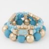 Multi-Stone Beaded Bracelet – Colorful Textured Beads